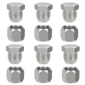 Jrouth 743450309322 Jic 08 Hydraulic Cap And Plug Hose Tube Pipe Fitting Kit 37 Degree