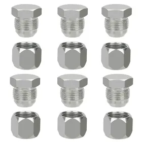 Jrouth 743450309322 Jic 08 Hydraulic Cap And Plug Hose Tube Pipe Fitting Kit 37 Degree