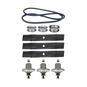 573640 Karts And Parts John Deere Mower Deck Rebuild Kit Spindles Assemblies Blades Idler Pull