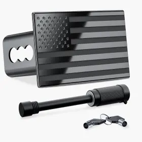 Kessainely 808227920237 Heavy American Flag Metal Trailer Hitch Cover For 2 Inch Receivers Tow Black Kessainely 808227920237 Heavy American Flag Metal Trailer Hitch Cover For 2 Inch Receivers Tow Black