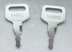 19572933200 Keypower Keys 2 For Mahindra Tractor Ignition Some 15/16 / Max 19572933200 Keypower Keys 2 For Mahindra Tractor Ignition Some 15/16 / Max