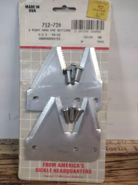 712-720 Kondex Corp 2 Vintage 1989 Sickle Bar Mower Blades Underserrated #712-720 Usa Made