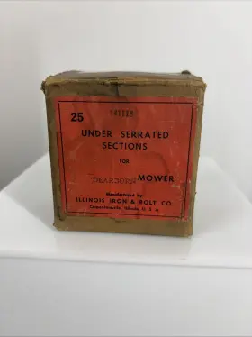 141113 Kromekut Under Serrated Sections For Dearborn Mower- Box Of 25-# Usa 141113 Kromekut Under Serrated Sections For Dearborn Mower- Box Of 25-# Usa