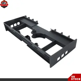 Ber529380 Labwork 4000lb Heavy-duty W Receiver Pallet Fork Frame Hitch And Spear Sleeves Skid Steer