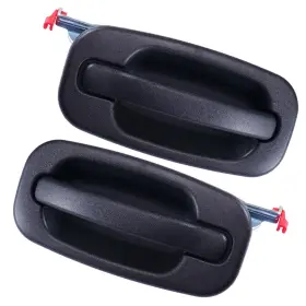 80579k8-r Lcyolada Rear Left Drive And Right Passenger Side Door Handles For 1999-2007 Chevy Silve