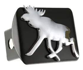 Hbl24015 Lfparts Hitchcover Moose 3d Chrome Emblem On Black Trailer Metal Fits 2 Inch Hbl24015 Lfparts Hitchcover Moose 3d Chrome Emblem On Black Trailer Metal Fits 2 Inch