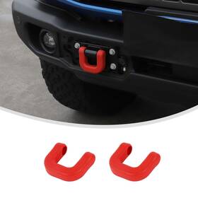 Linskip Ap-szzt20184 For Capable Steel Bumper Tow Hook Covers Red