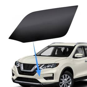 Lolowheat 622a0-6fl0h 622a0-6fv0a Front Bumper Tow Hook Cover Compatible With Rogue Cvt Awd Fwd Black