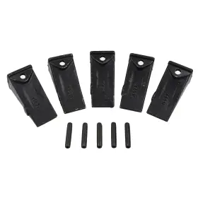 156lpn Manioiity X156l 5x Excavators Bucket Teeth Long Pins Compatible With Takeuchi Bo