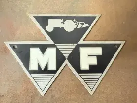 196277m2 Massey Ferguson Nose Cone Emblem -part #