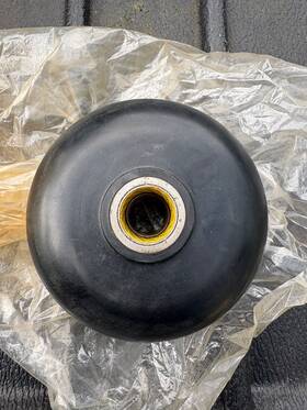 Massey Ferguson 4265519m91 Agco Mid Mount Mower Gauge Wheel New-old Stock