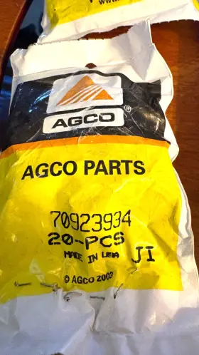 70923379 Massey Ferguson Mf6712 37 Pk Of 5710 Tractor O-ring Part #70923379