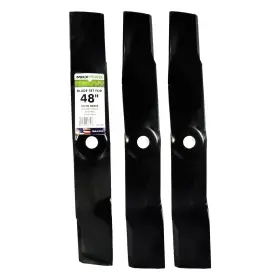 M127500 Maxpower 561814b 3 Blade Set For Many 48 Inch Cut John Deere Mowers Replaces Oem #s An M127500 Maxpower 561814b 3 Blade Set For Many 48 Inch Cut John Deere Mowers Replaces Oem #s An
