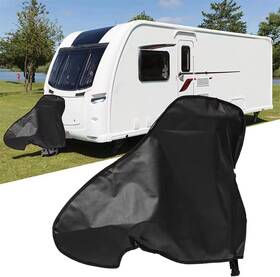 Maymii Home 031803 600d Oxford Universal Caravan Hitch Cover Trailer Lock Covers - Black