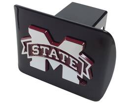 Mercedes Amg Petronas Misssthitch16 Mississippi State University Metal Emblem Chrome With Maroon Trim On Bl