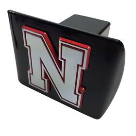 Mercedes Amg Petronas Nebhitch17 University Of Nebraska Metal Emblem Chrome With Red Trim On Black Metal