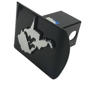 Mercedes Amg Petronas Wv015 West Virginia Wvu University Metal State Shaped Emblem On Black 2 Inch