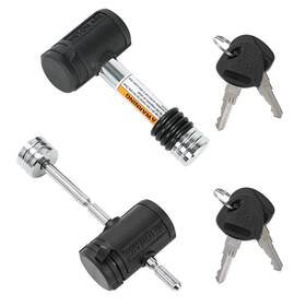 Metoware 47283 Trailer Hitch Lock& Coupler Lock Kit Swivel Head Receiver P Inch
