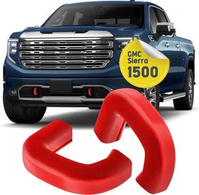 Mitanluxi 01182025 Tow Hook Cover Compatible With Gmc Sierra 1500 2019 2020 2021 2022 Red