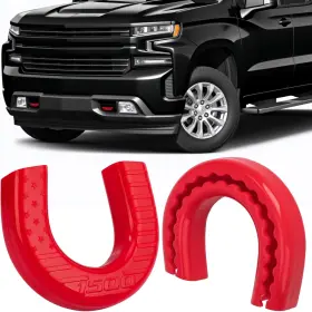 Md55-silverado Modelauto Tow Hook Covers Compatible With Chevy Silverado 1500 Accessories Red Md55-silverado Modelauto Tow Hook Covers Compatible With Chevy Silverado 1500 Accessories Red