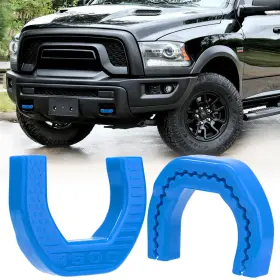 Md5516 Modelauto Front Tow Hook Covers For Ram 1500 2019-2025 Custom Blue