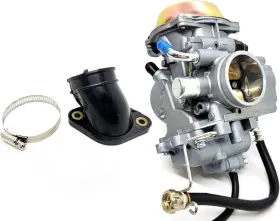 Ha01081 Motor Buddies Carburetor And Intake Boot Set For Suzuki Quadrunner 250 Model X Only 4wd K Inch