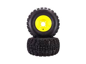 Mowerpartsgroup 840116307101 2 All Terrain Tire Assemblies 20x10.00-8 Fits John Deere Quik-trak Tcu33861