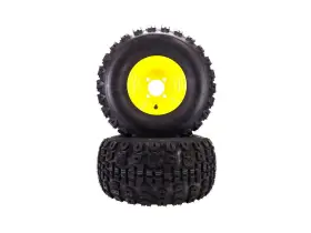 Tcu33861 Mowerpartsgroup 840116307101 2 All Terrain Tire Assemblies 20x10.00-8 Fits John Deere Quik-trak