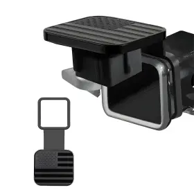 Muqida-4898ss Muqida Trailer Hitch Cover American Flag Dustproof Black