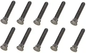 10349 Muzzys Set Of Ten Studs 1 Inch Longer Than Stock Wheel Stud Bolt For 1965-2004 Ford Mu