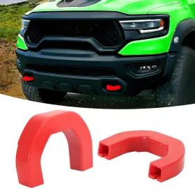 E354us Neespoc Tow Hook Covers Fit For Ram 1500 2019-2024 2025 Towing Trailer Red