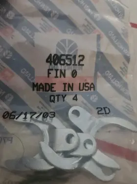 406512 New Holland Lot Of 4 Valve Guide Retainer Ford Oem Nos Free Shippi