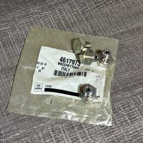 New Holland 4617973 Qty 4 Banjo Bolt Genuine Part #