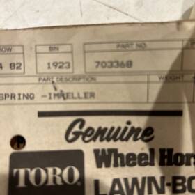 New Holland Lb703368 Genuine Part # 703368 Spring