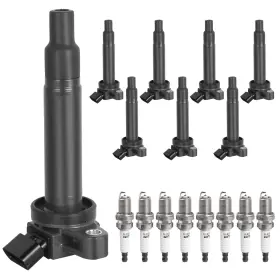 Uf230 Npauto Ignition Coil Pack And Spark Plugs Compatible With 4.3 4.7 V8 2000 20... Fast Ship