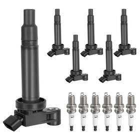 Npauto Uf267 Ignition Coil Pack And Spark Plugs Compatible With V6 3.0 3.3 1999-20... Fast Ship