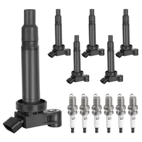 Uf267 Npauto Ignition Coil Pack And Spark Plugs Compatible With V6 3.0 3.3 1999-20... Fast Ship