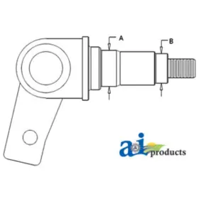 D125341 Oktractor New Lh Spindle Fits Case-ih Harvester Tractor Models 580k 590 Turbo D125341 Oktractor New Lh Spindle Fits Case-ih Harvester Tractor Models 580k 590 Turbo