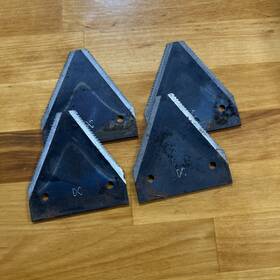 Oliver Z-5158 Original Oem Nos New Old Stock Z-5473 Sickle Mower Knife Blades Lot Of 4