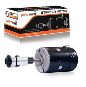 Parts World Usa Pw01-302 6 Volt Starter For Ford 8n 9n 2n Tractor 1939-1952 With Bendix Drive 1yr Wa