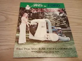 Peh-200 Peco For Ford Tractor Equipment Brochure Lawn Vac Leaf Mulcher