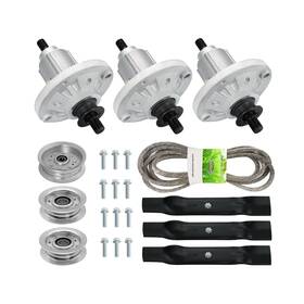 Petmigo 761026777924 Deck Blade Spindle Belt Idler Kit Fits For John Deere 155c La130 Gy2