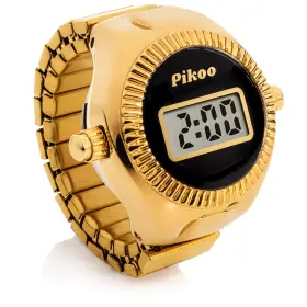 Prw-100 Pikoo Unisex Digital Watch Classic Black One Size Fits All Japan Movement Timepiece