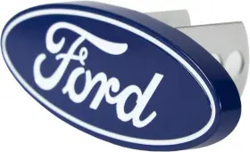 B0002rnqde Plasticolor 002236 Ford Oval Hitch Cover Fits Class Ii Billet Aluminum