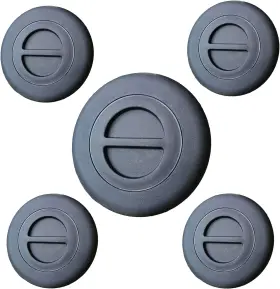68225506 Plsusjhao Bed Plug Cover Kit 5th Wheel Hitch Towing Prep Group Black