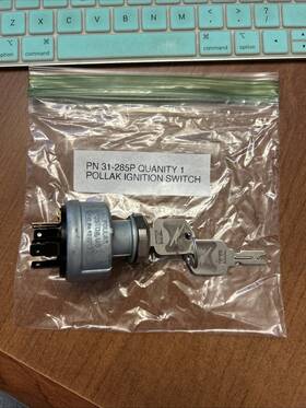 Pollak 31-285p 3-position Ignition Switch- Pn
