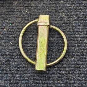 Qsii N0-0502 Qty 10 Tractor Implement Linch Pins With Ring 7/16 Inch