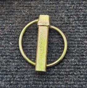 N0-0502 Qsii Qty 10 Tractor Implement Linch Pins With Ring 7/16 Inch