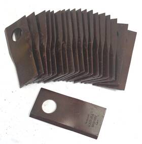 Radura 86561093 19pcs Rh Mower Blade - 110x50x4mm For Case Ih Ford New Holland