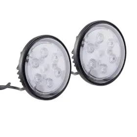 1818 Raycharm 2 Offroad Par36 4.5 Inch Round Led Sealed Beam Lamp Work Light 6000k Cool-white Fl 1818 Raycharm 2 Offroad Par36 4.5 Inch Round Led Sealed Beam Lamp Work Light 6000k Cool-white Fl